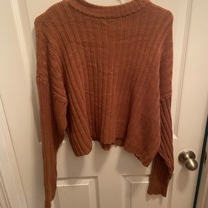 Brown American eagle sweater